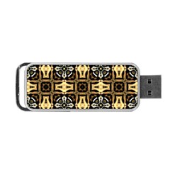 Faux Animal Print Pattern Portable Usb Flash (two Sides) by GardenOfOphir