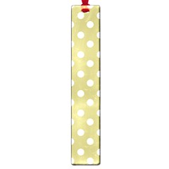Lime Green Polka Dots Large Book Marks by GardenOfOphir