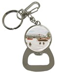 Boats At Santa Lucia River In Montevideo Uruguay Bottle Opener Key Chains Front