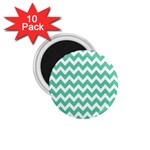 Chevron Pattern Gifts 1.75  Magnets (10 pack) 