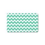 Chevron Pattern Gifts Magnet (Name Card)