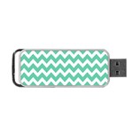 Chevron Pattern Gifts Portable USB Flash (One Side)