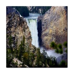 Yellowstone Waterfall Face Towel by trendistuff