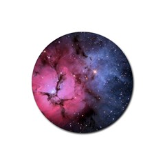 Trifid Nebula Rubber Round Coaster (4 Pack) 