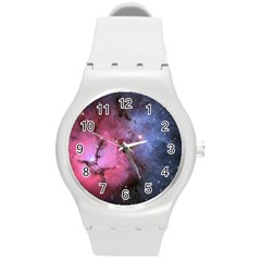 Trifid Nebula Round Plastic Sport Watch (m)