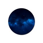 STARRY SPACE Rubber Round Coaster (4 pack)  Front