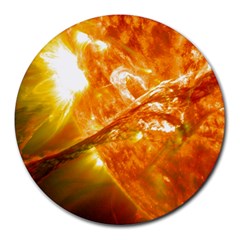 Solar Flare 2 Round Mousepads