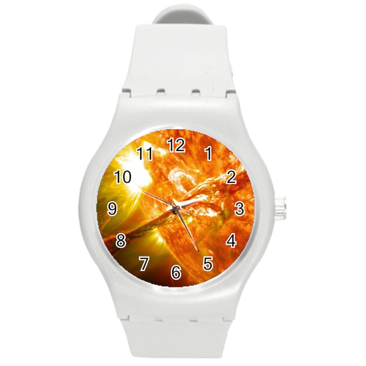 SOLAR FLARE 2 Round Plastic Sport Watch (M)