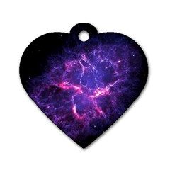 Pia17563 Dog Tag Heart (two Sides) by trendistuff
