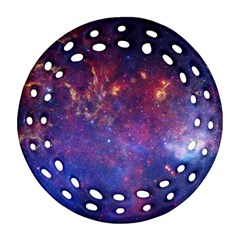 Milky Way Center Round Filigree Ornament (2side) by trendistuff