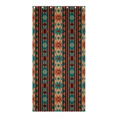 Southwest Design Turquoise And Terracotta Shower Curtain 36  X 72  (stall)  by SouthwestDesigns