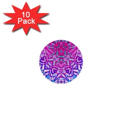 Ethnic Tribal Pattern G327 1  Mini Buttons (10 Pack)  by MedusArt