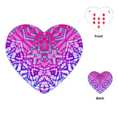 Ethnic Tribal Pattern G327 Playing Cards (heart)  by MedusArt