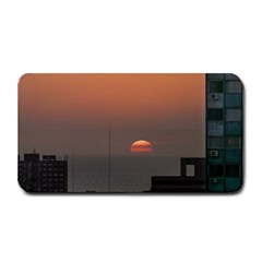 Aerial View Of Sunset At The River In Montevideo Uruguay Medium Bar Mats by dflcprints