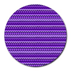 Purple Tribal Pattern Round Mousepads by KirstenStar