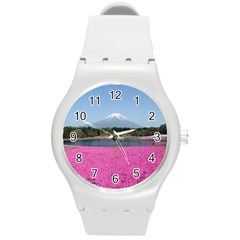 Shibazakura Round Plastic Sport Watch (m) by trendistuff