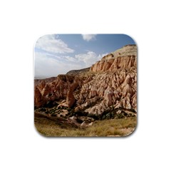 Cappadocia 2 Rubber Square Coaster (4 Pack)  by trendistuff