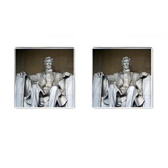 Lincoln Memorial Cufflinks (square) by trendistuff