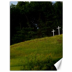 Three Crosses On A Hill Canvas 36  X 48   by trendistuff