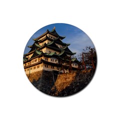 Nagoya Castle Rubber Coaster (round)  by trendistuff