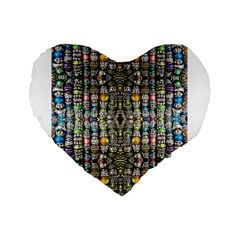 Kaleidoscope Jewelry  Mood Beads Standard 16  Premium Flano Heart Shape Cushions