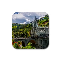 Las Lajas Sanctuary 1 Rubber Coaster (square)  by trendistuff
