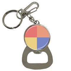 4 Squares			bottle Opener Key Chain by LalyLauraFLM
