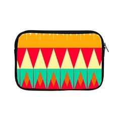 Triangles And Other Retro Colors Shapes 			apple Ipad Mini Zipper Case