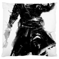 Assassins Creed Black Flag Tshirt Large Cushion Cases (one Side)  by iankingart