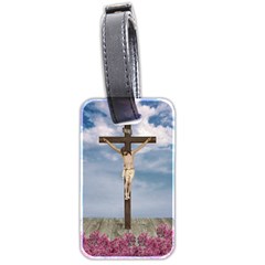 Jesus On The Cross Illustration Luggage Tags (two Sides) by dflcprints