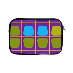 Shapes In Squares Pattern 			apple Ipad Mini Zipper Case by LalyLauraFLM