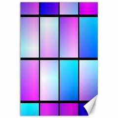 Gradient Squares Pattern  			canvas 12  X 18  by LalyLauraFLM