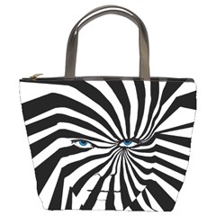 Zebra Bucket Handbag by DryInk