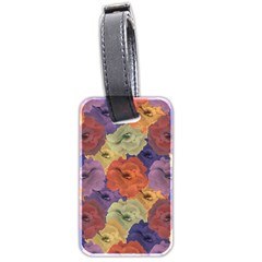 Vintage Floral Collage Pattern Luggage Tags (two Sides)