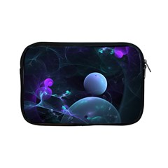 The Music Of My Goddess, Abstract Cyan Mystery Planet Apple Ipad Mini Zipper Cases