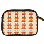 Triangles tribal pattern              	Digital Camera Leather Case Back