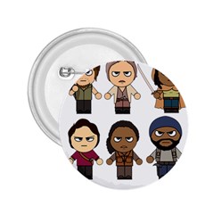 The Walking Dead   Main Characters Chibi   Amc Walking Dead   Manga Dead 2 25  Buttons by PTsImaginarium