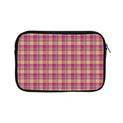 Pink Plaid Pattern Apple Ipad Mini Zipper Cases by TastefulDesigns