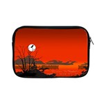 Tropical Birds Orange Sunset Landscape Apple iPad Mini Zipper Cases Front