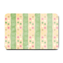 Seamless Colorful Dotted Pattern Small Doormat  by TastefulDesigns