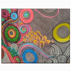 Rainbow Passion Canvas 8  X 10  by SugaPlumsEmporium