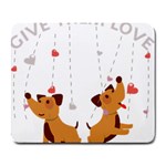 Give Them Love Large Mousepads