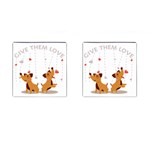 Give Them Love Cufflinks (Square)