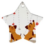 Give Them Love Star Ornament (Two Sides) 
