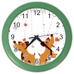 Give Them Love Color Wall Clocks