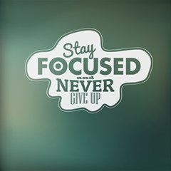 Stay Focused Canvas 16  X 16  (unframed)