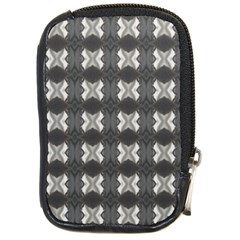 Black White Gray Crosses Compact Camera Cases by yoursparklingshop