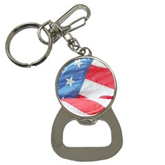 Folded American Flag Bottle Opener Key Chains by StuffOrSomething