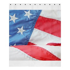 Folded American Flag Shower Curtain 60  X 72  (medium)  by StuffOrSomething