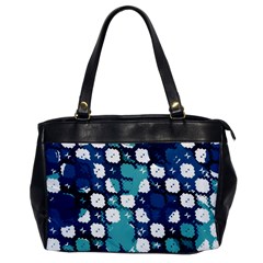 Blue Texture                       			oversize Office Handbag by LalyLauraFLM
